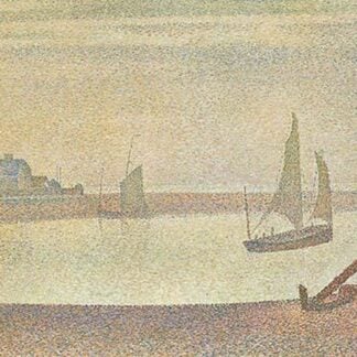 The Channel at Gravelines in the Evening by Georges Seurat #2