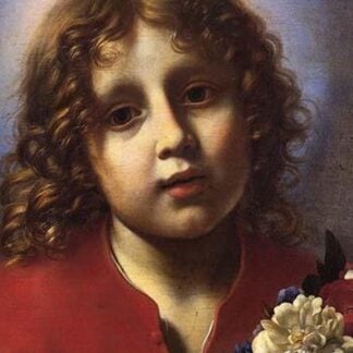The Christ Child with flowers by Albreht Dolci