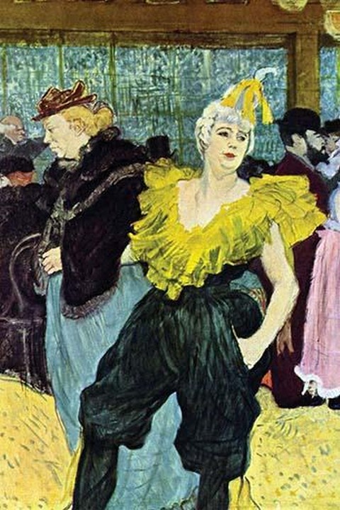 The Clown Cha-U-Kao by Henri de Toulouse-Lautrec