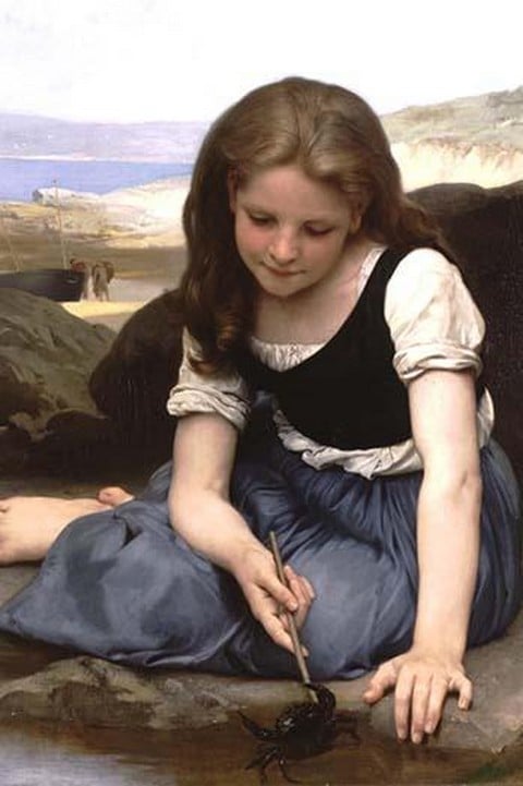 The Crab by William Bouguereau