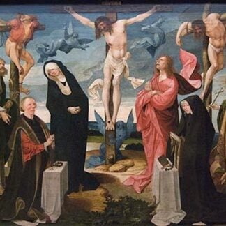 The Crucifixion with Donors and Saints Peter and Margaret