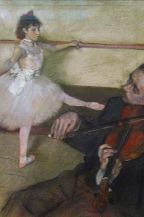The Dance Lesson by Edgar Degas