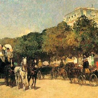 The Day of the Grand Prize [2] by Frederick Childe Hassam