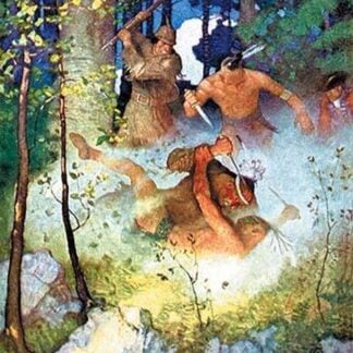 The Fight in the Forest by N.C. Wyeth