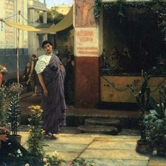 The Flower Market by Sir Lawrence Alma-Tadema