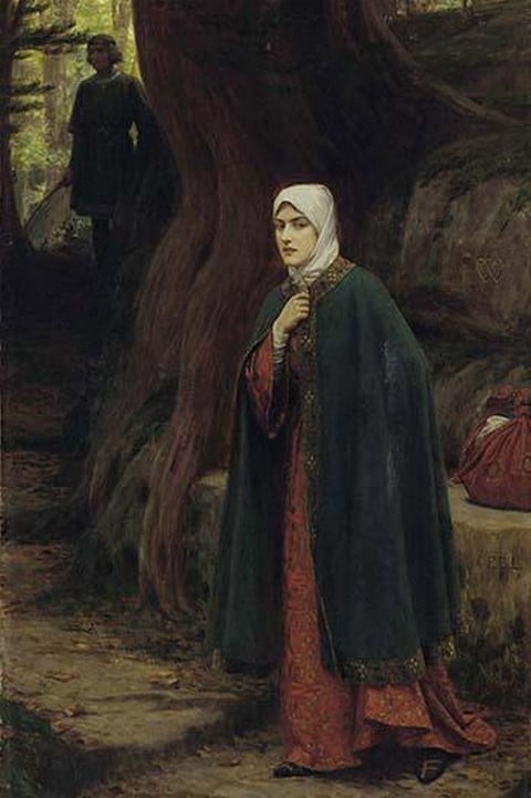 The Forest Tryst by Edward Blair Leighton