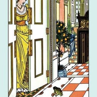The Frog Prince - Greeting the Frog by Walter Crane