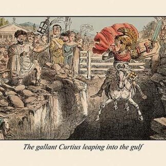 The Gallant Curtius Leaping into the Gulf by John Leech