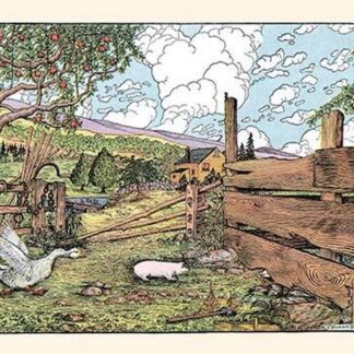 The Gander Flapped his Big Wings and Chased Piggy Joe by Luxor Price