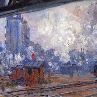 The Gare Saint-Lazare by Claude Monet