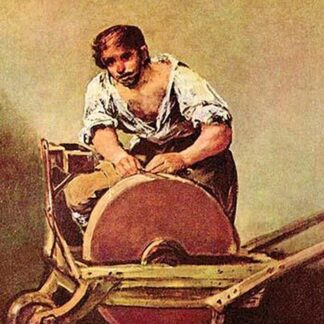 The Grinder by Francisco de Goya
