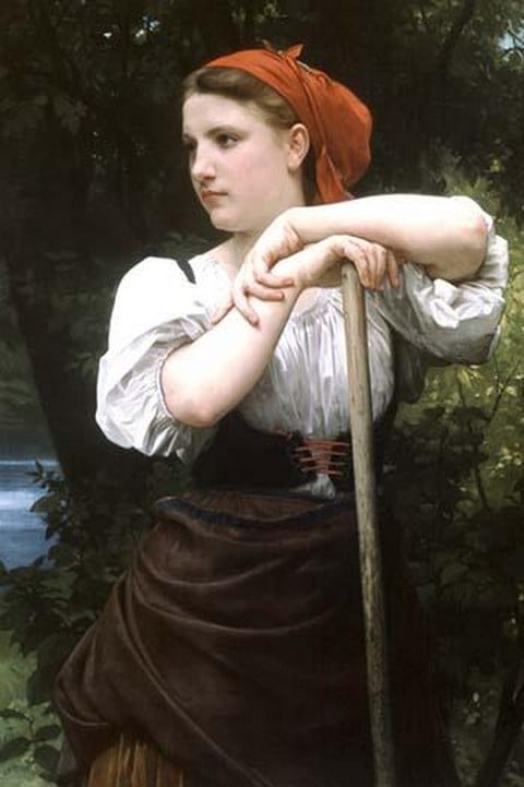 The Haymaker by William Bouguereau