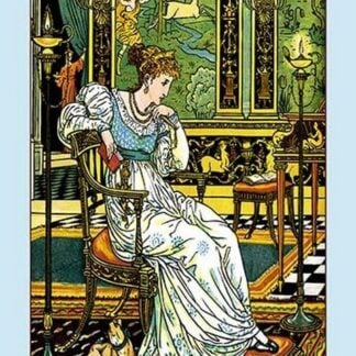 The Hind in the Wood - In Thought by Walter Crane