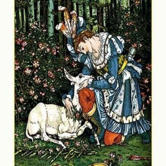 The Hind in the Wood - In the Forest by Walter Crane