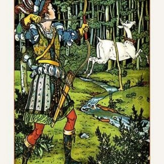 The Hind in the Wood - The Archer by Walter Crane