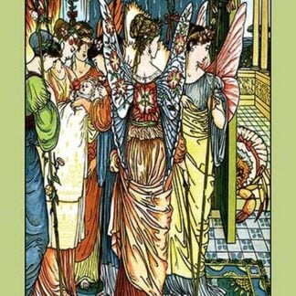 The Hind in the Wood - The Baby by Walter Crane