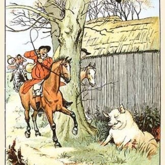 The Huntsmen cam across a large pig by Randolph Caldecott