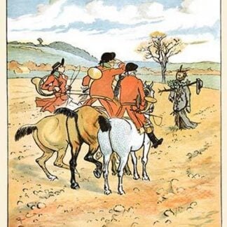The Huntsmen came across a boggart or goblin in the field by Randolph Caldecott