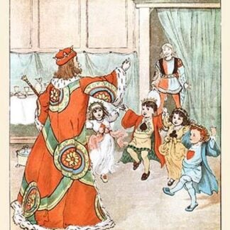 The King of Hearts called for those Tarts & beat the knave full sore by Randolph Caldecott