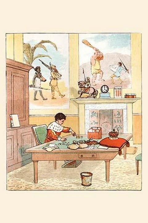 The King was in his Counting house counting out his money by Randolph Caldecott