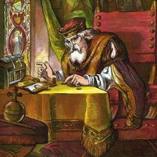 The King was in his counting House counting out his money by Kronheim & Dalziels