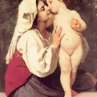 The Kiss by William Bouguereau
