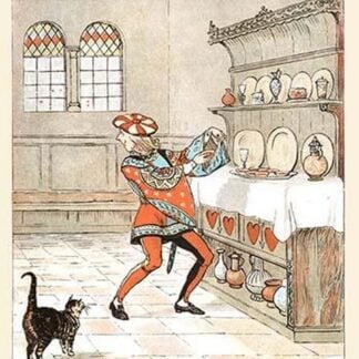 The Knave of Hearts He Stole the Tarts from the Cupboard by Randolph Caldecott