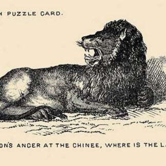 The Lion's Anger at the Chinee. Where is the Latter? by Theo Leonhardt & Son