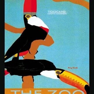 The London Zoo: South American Toucans by Tony Castle
