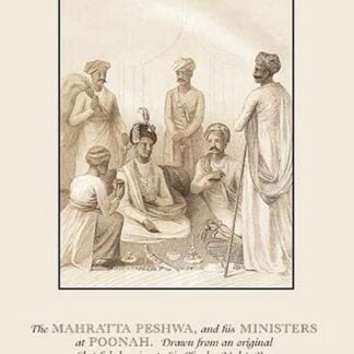 The Mahratta Peshwa and his Ministers at Poonah by Baron de Montalemert
