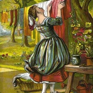 The Maid was in the Garden hanging out the clothes by Kronheim & Dalziels
