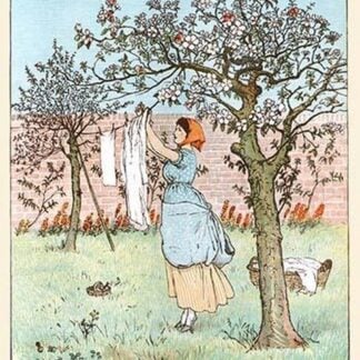 The Maid was in the Garden hanging out the clothes by Randolph Caldecott