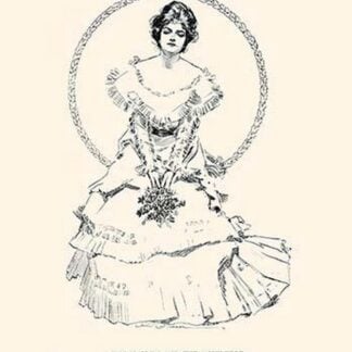 The Maiden and the Mistletoe by Charles Dana Gibson