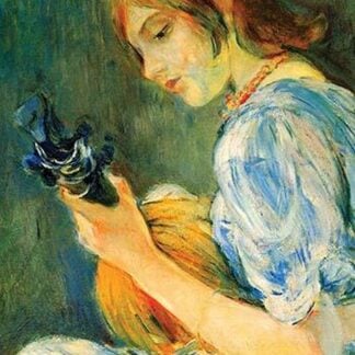 The Mandolin by Berthe Morisot