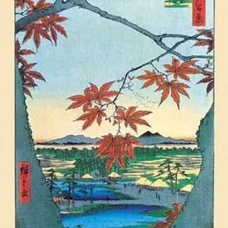 The Maple Trees by Utagawa Hiroshige