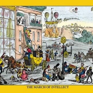 The March of Intellect - Turn of the Century Illustration of new fangled inventions