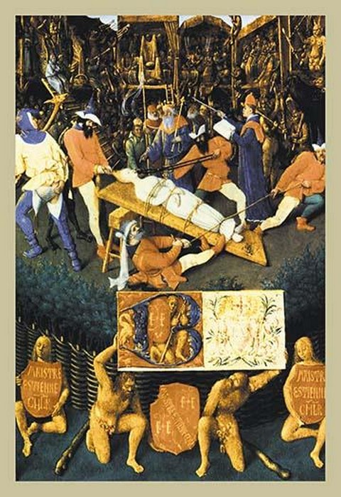 The Martyrdom of Saint Apollonia by Jean Fouquet