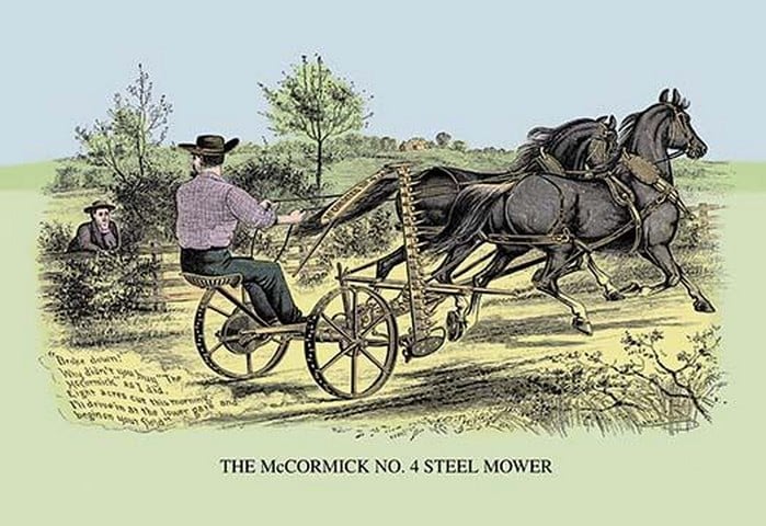 The McCormick No. 4 Steel Mower