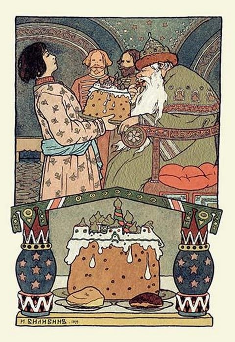 The Meeting by Ivan Bilibin