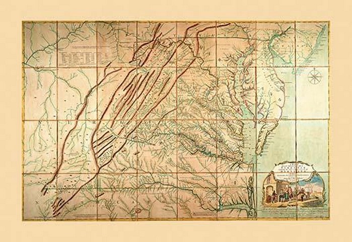 The Most Inhabited Part of Virginia by Joshua Fry