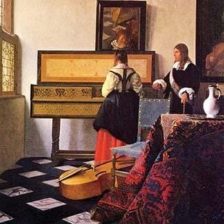 The Music Lesson by Johannes Vermeer
