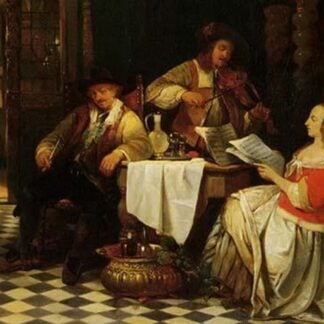 The Musician by Baron Jan August Hendrik Leys Leys