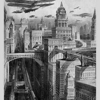 The New York of the Future as Imagined in 1911 by Richard Rummell