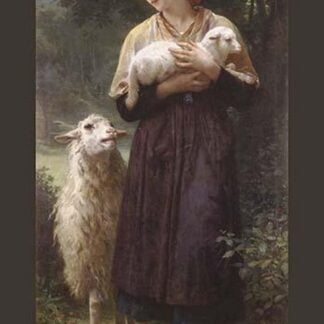 The Newborn Lamb by William Bouguereau