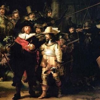 The Night Watch detail by Rembrandt Van Rijn