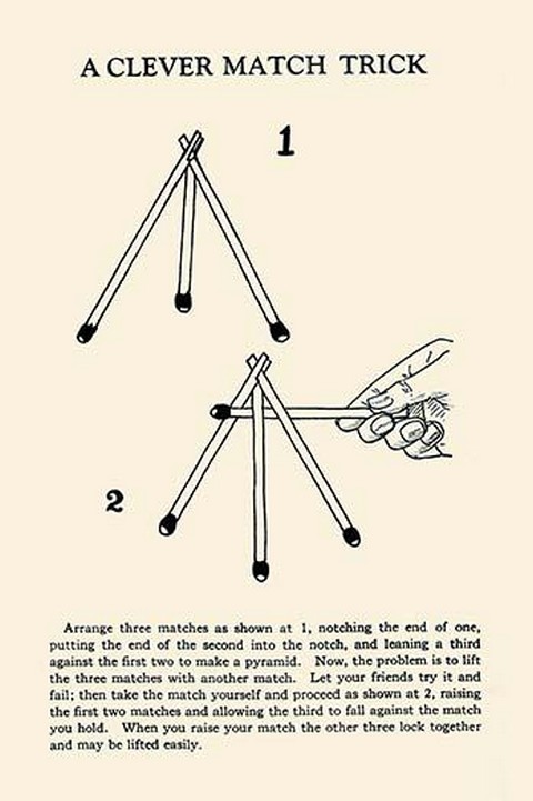 The Obedient Matches by Harry Houdini
