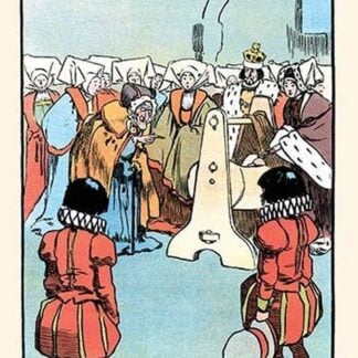 The Old Fairy Gives Her Evil Gift from Sleeping Beauty by John Hassall