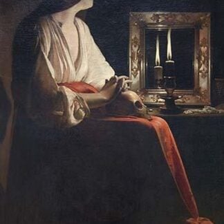 The Penitent Magdalen by Georges de La Tour