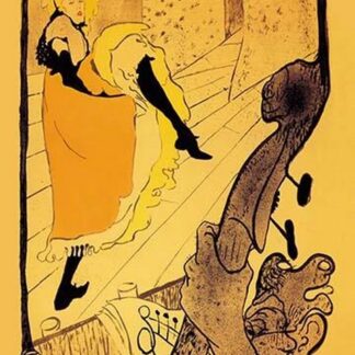 The Performance of Jane Avril by Henri de Toulouse-Lautrec