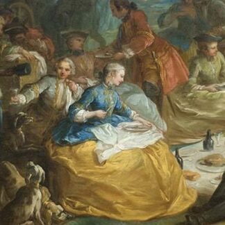 The Picnic after the Hunt (Detail) by Charles Andrew Van Loo
